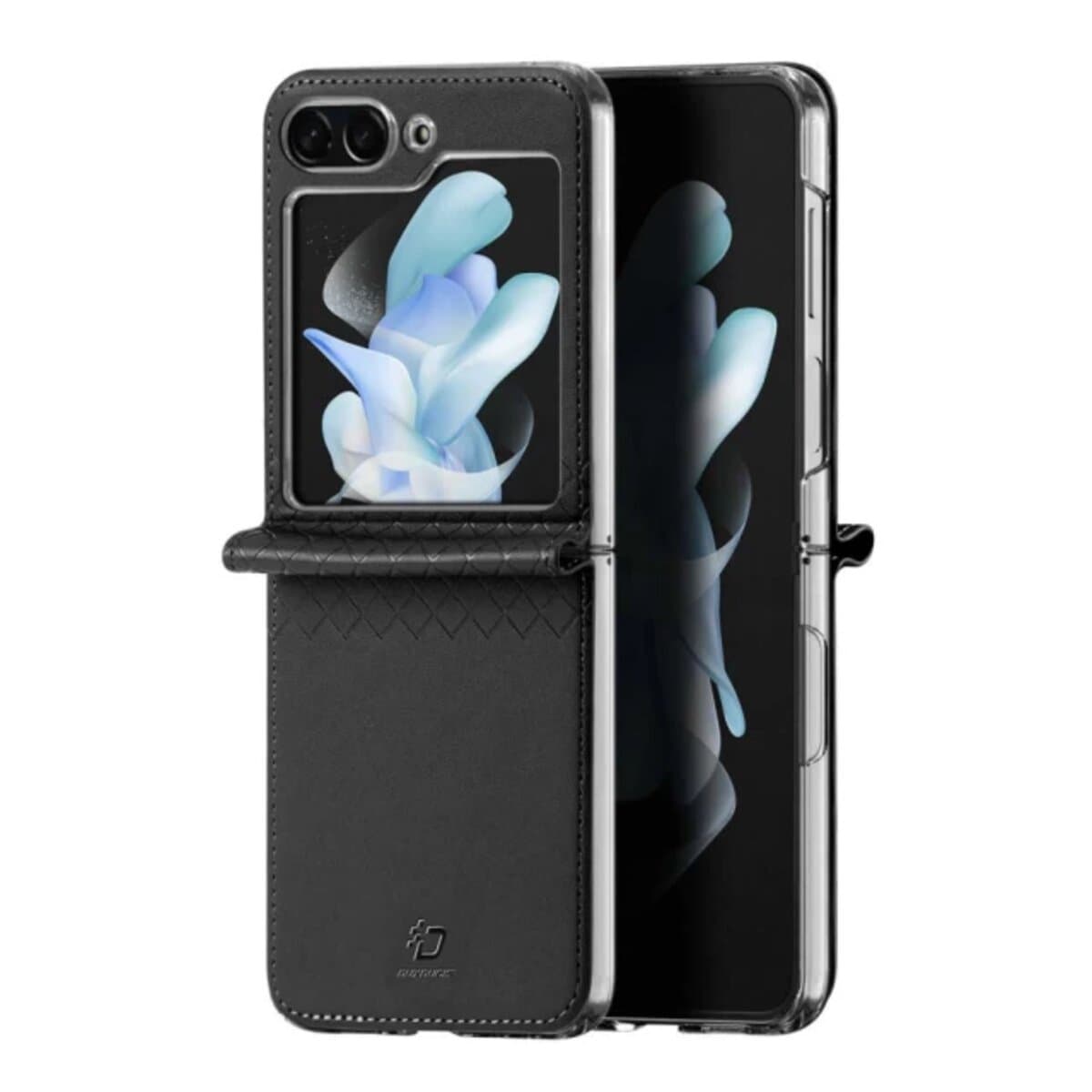 Защитный чехол-накладка DUX DUCIS Bril Samsung Flip 5 Black (DUXBRFlip5Black)