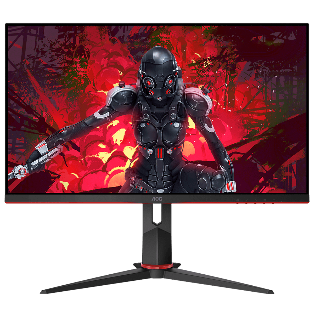 Монітор TFT 27" AOC Q27G2U/BK VA QHD 144Гц 1мс HDMI DP USB 3.0x4 Pivot Black