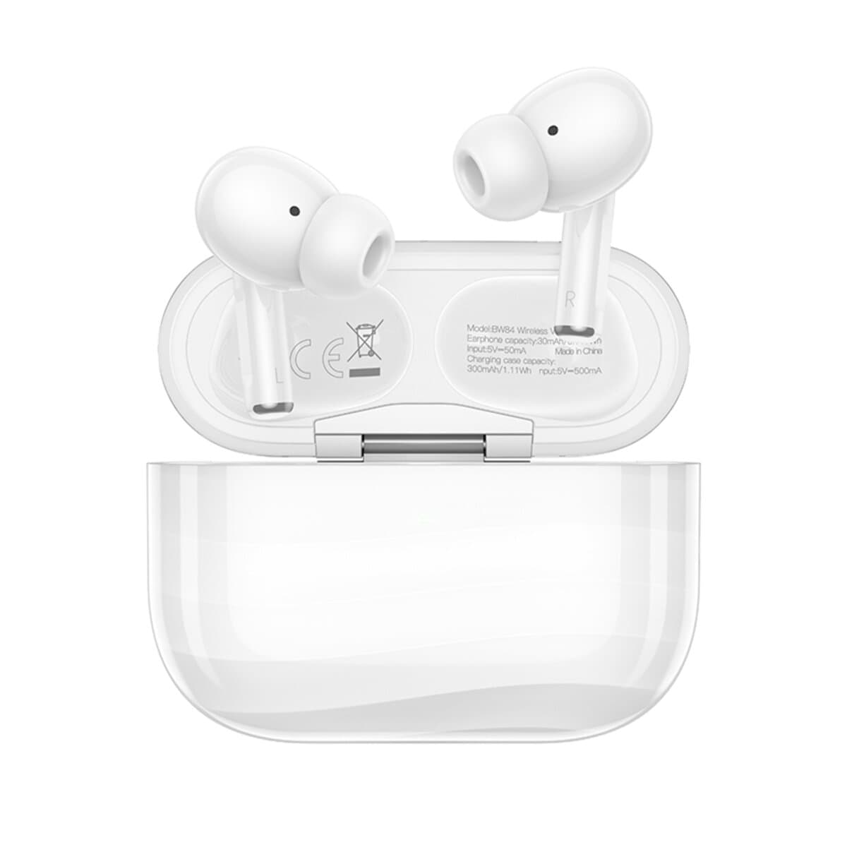 Бездротові навушники BOROFONE BW84 Dream true wireless BT5.4 headset 300mAh White