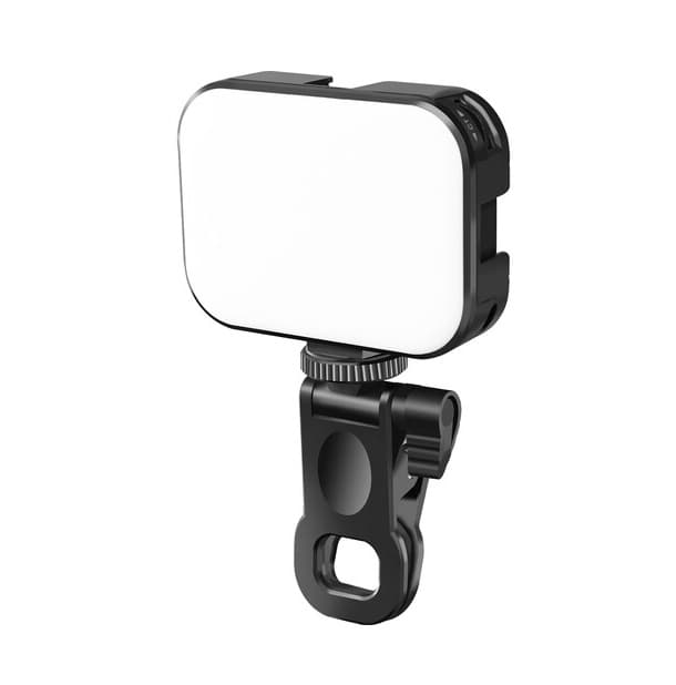 Портативне постійне світло відеосвітло Ulanzi VL100X Selfie Light Clip LED Light 2000mAh Black (3356)