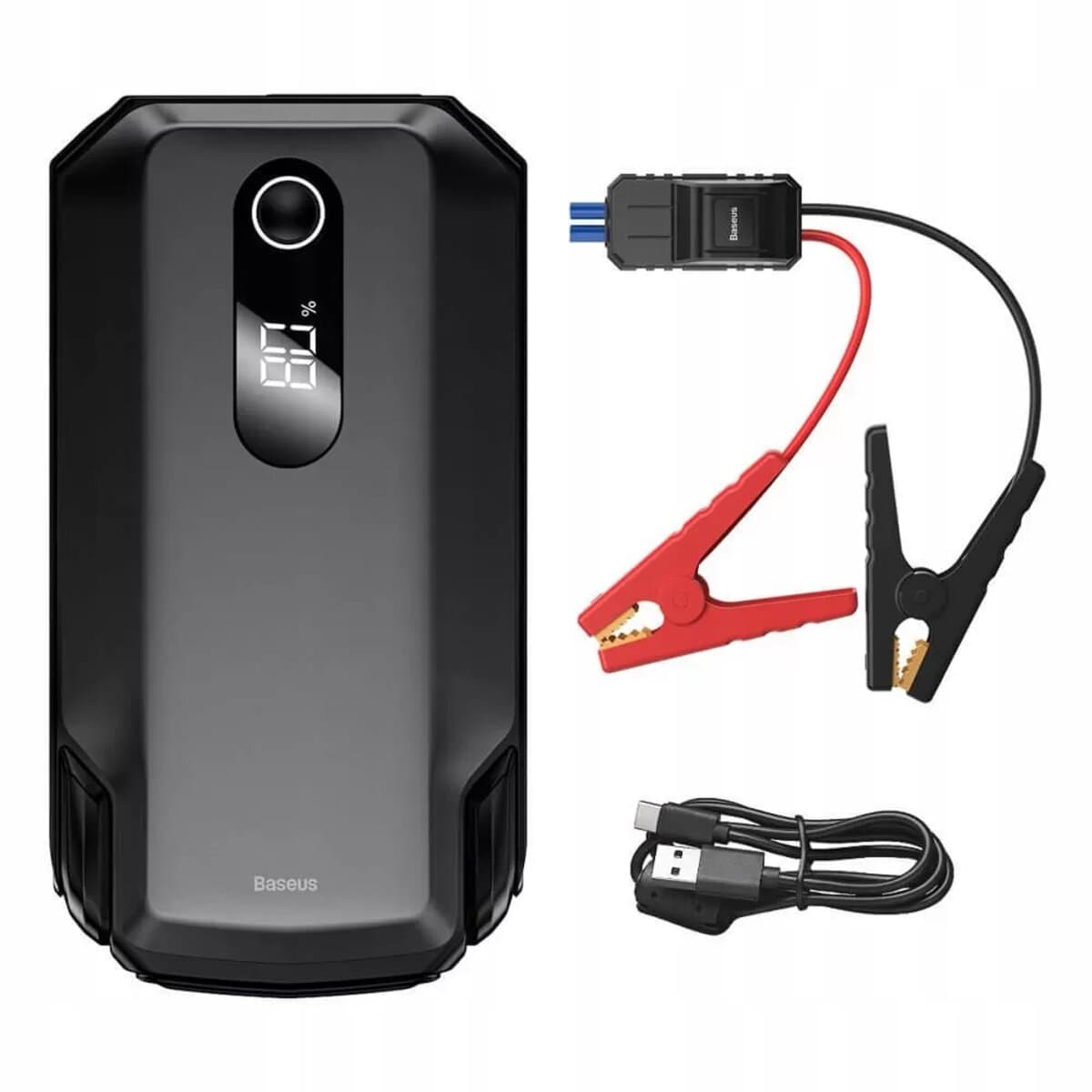 Автомобільний пуско-зарядний пристрій Baseus Super Energy Max Car Jump Starter 20000mAh Black (CGNL020001)