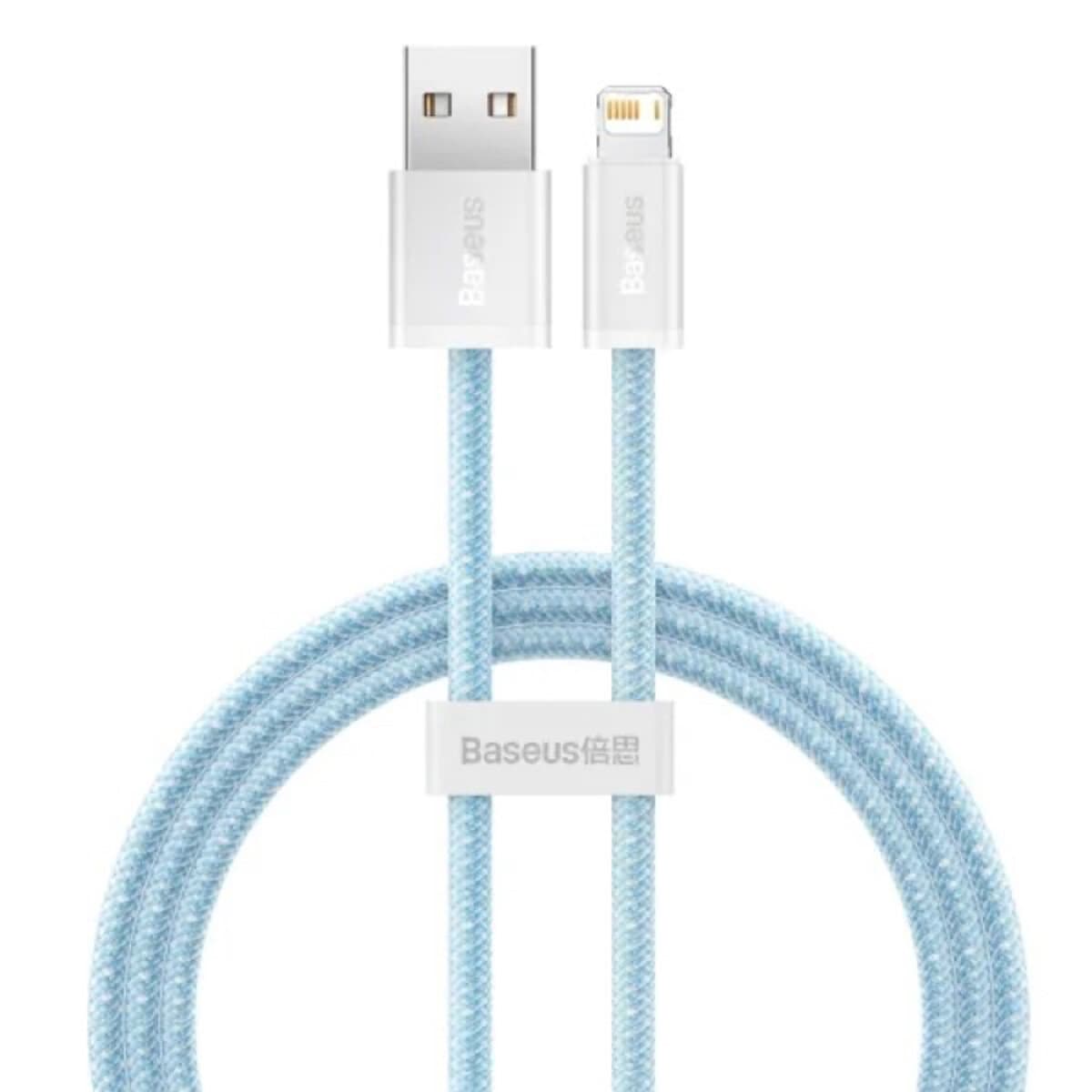 Кабель Baseus Dynamic Series Fast Charging Data Cable USB to Lightning 2.4A 1m Blue (CALD000403)