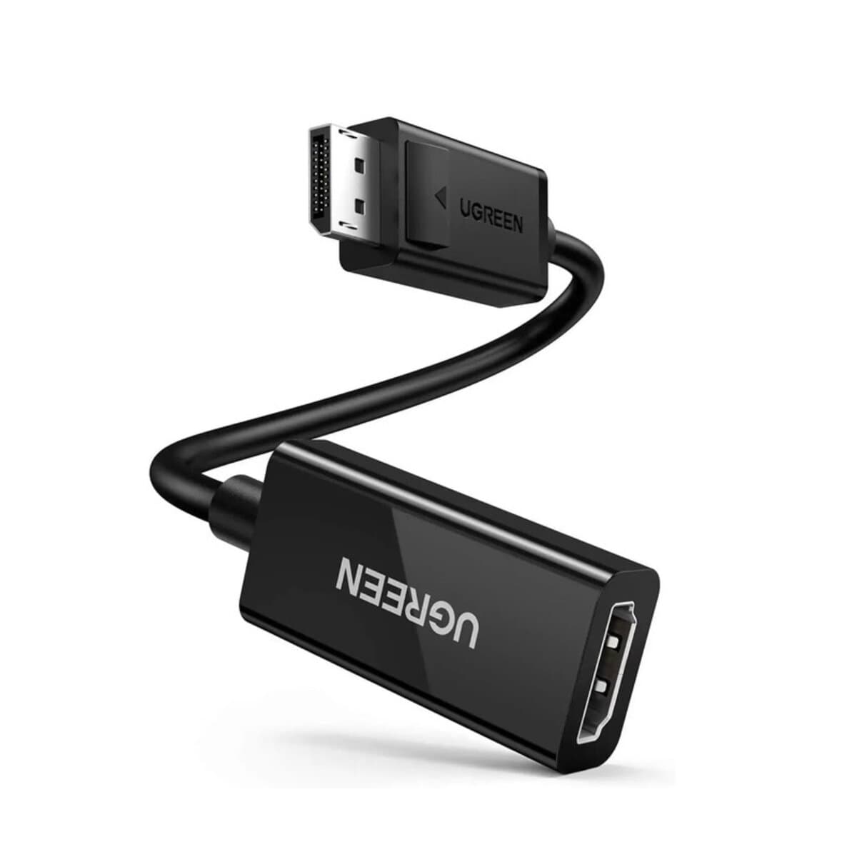 Перехідник UGREEN MM137 DisplayPort Male to HDMI Female 4K*2K 60HZ 25cm Black (UGR-70694)