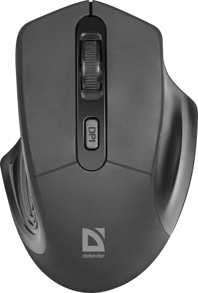 Ігрова бездротова мишка Defender Datum MB-345 USB 4 кН 1600 dpi Black (52345)