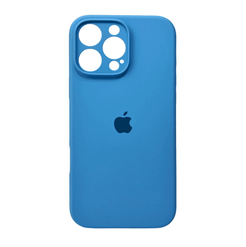 Захисний чохол-накладка Silicone Full Case AA Camera Protect для Apple iPhone 16 Pro Cornflower (FullAAi16P-49)