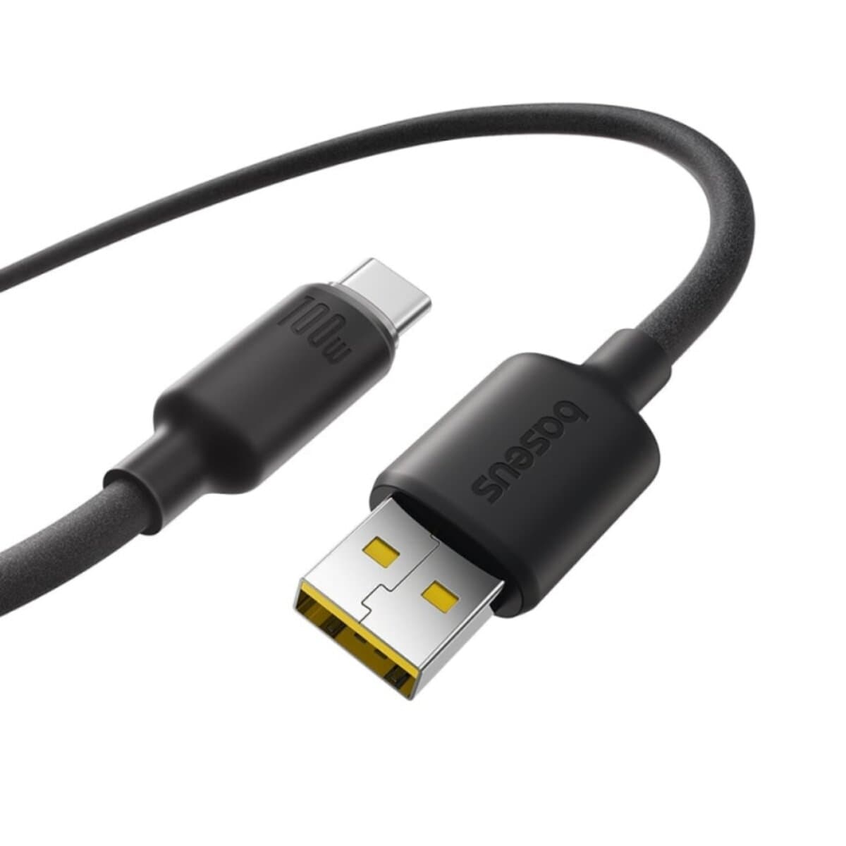 Кабель Baseus Foamed Silicone Fast Charging Data Cable USB to Type-C 100W 6A 2m Black (E0426804)