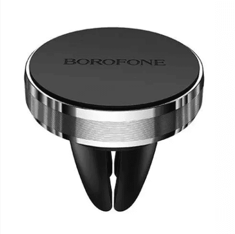Тримач для телефону автотримач BOROFONE BH8 Air outlet magnetic in-car holder Silver (BH8S)