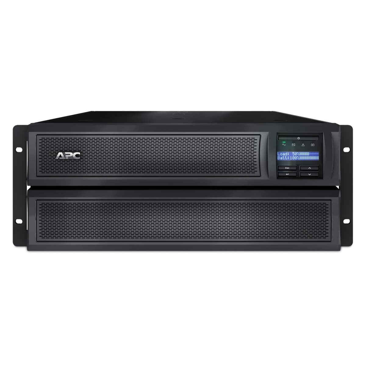 Джерело безперебійного живлення ДБЖ APC Smart UPS Smart-UPS X 2200VA Rack/Tower LCD Black (SMX2200HV)