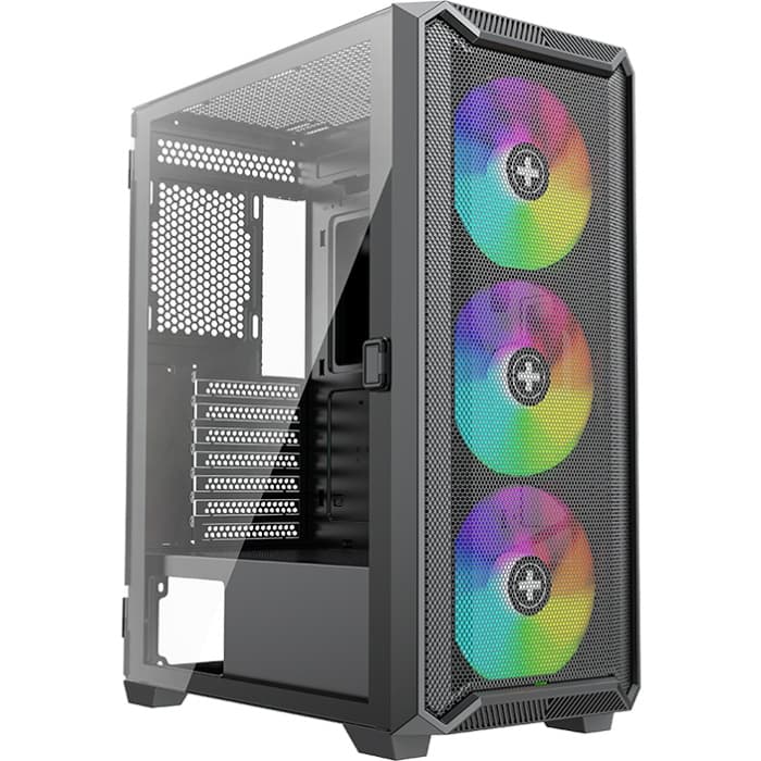 Корпус для компьютера Xilence XILENT BLADE II ARGB X613.ARGB USB3.0 3xARGB FAN 12cm без БП ATX Black (XG161_X613.ARGB)