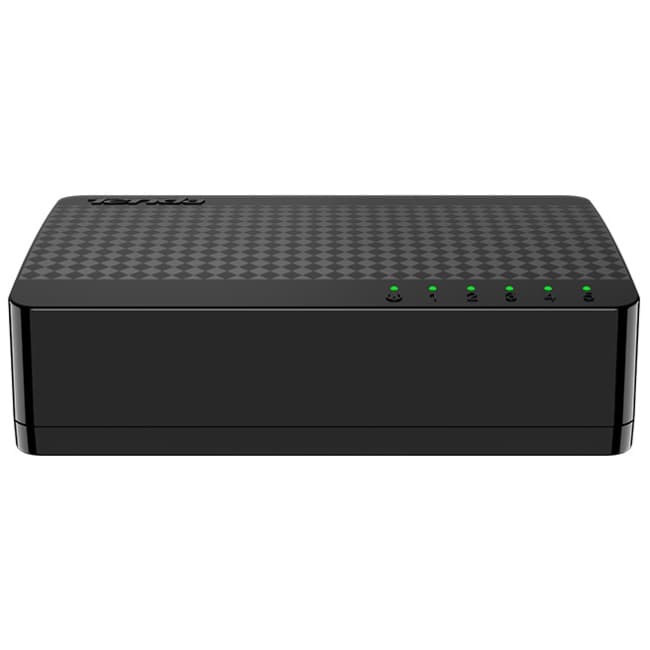 Комутатор TENDA SG105M 5port 10/100/1000 BaseT desktop Black (SG105M)