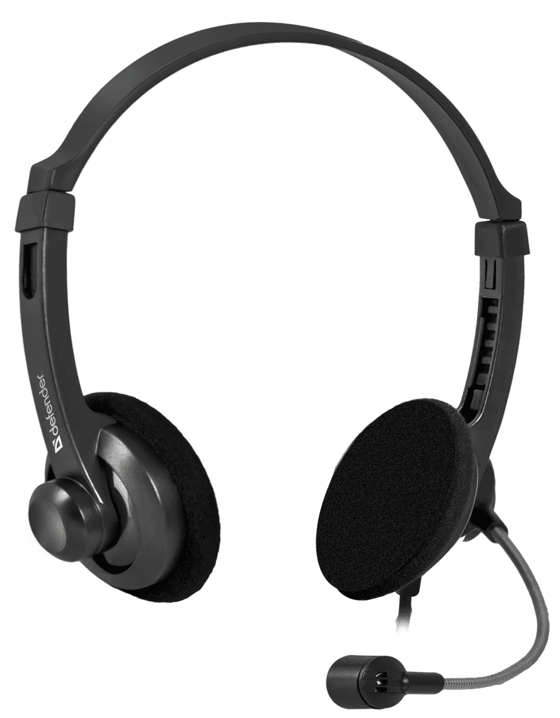Провідна гарнітура навушники Defender Aura 104 jack 3.5 Black