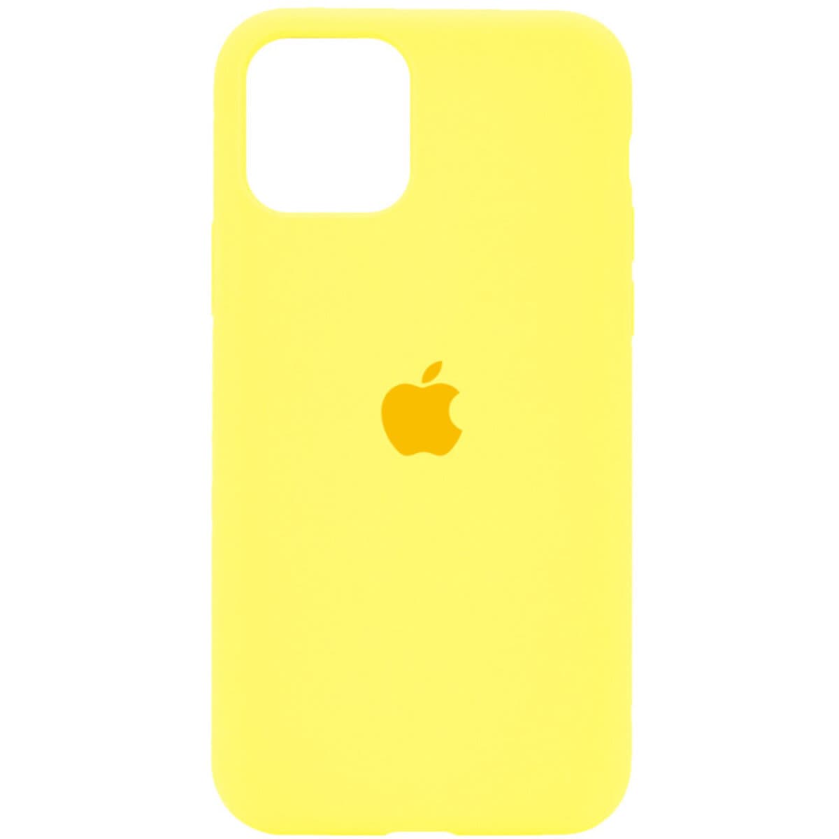 Защитный чехол-накладка Silicone Full Case AA Open Cam для iPhone 11 Sunny Yellow (FullOpeAAKPi11-56)