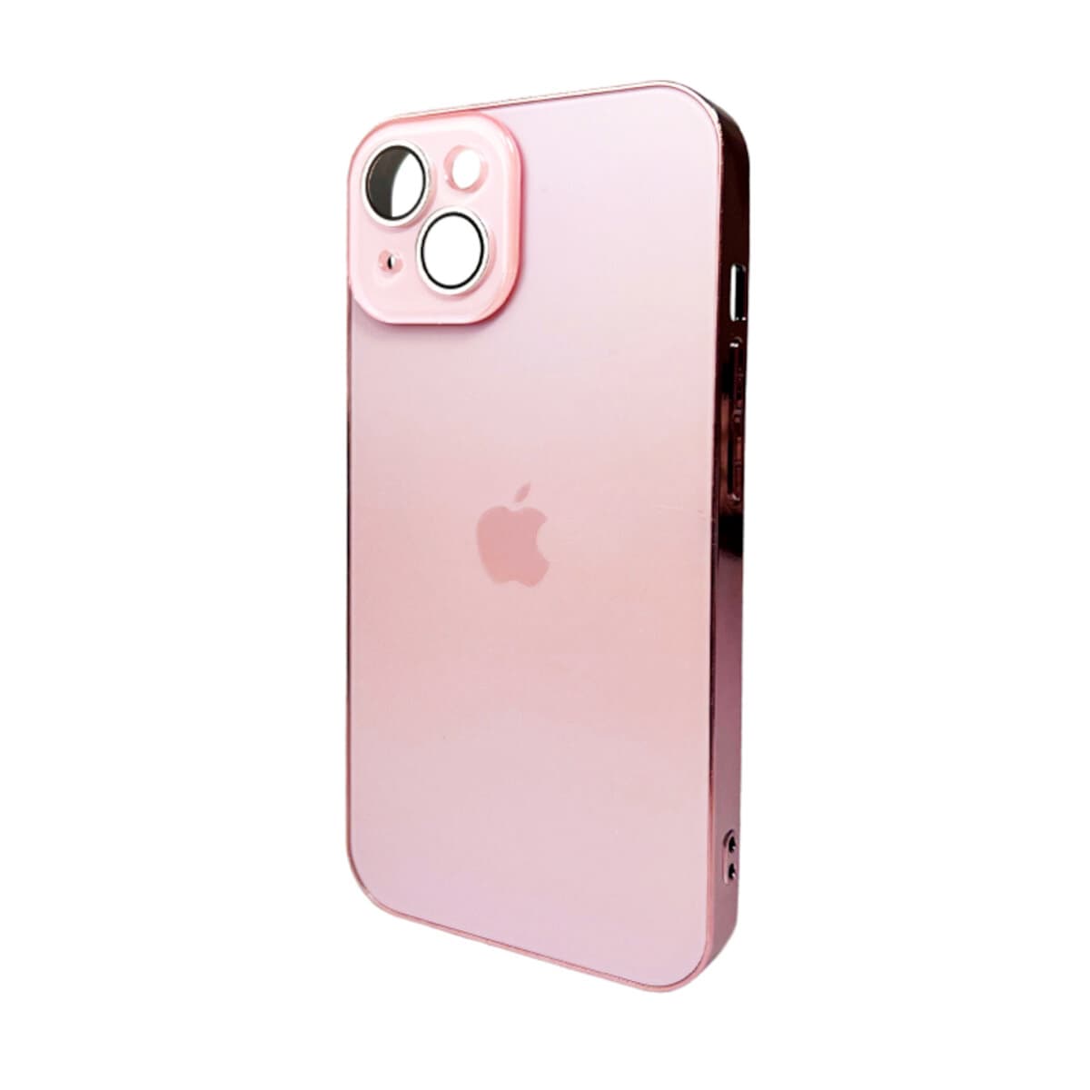 Защитный чехол-накладка AG Glass Sapphire Frame MagSafe Logo для Apple iPhone 15 Pink (AGSappiFRP15Pink)