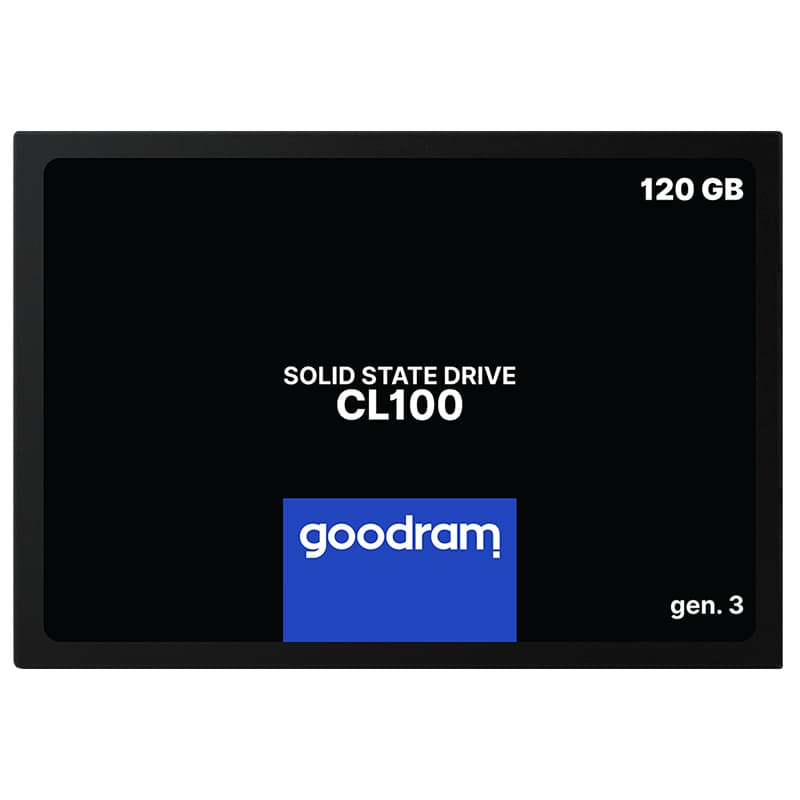 Твердотільний накопичувач SSD GoodRAM CL100 120Gb SATA III 2.5" TLC Retail Black (SSDPR-CL100-120-G3)