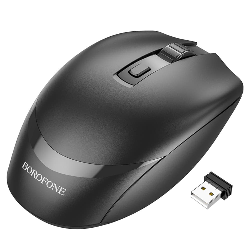 Бездротова мишка BOROFONE BG7 Platinum 2.4G business wireless mouse Black