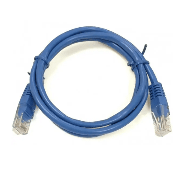Патч-корд Kingda UTP Cat.5e 1m CU Blue (PAUT3100-CU-BL)