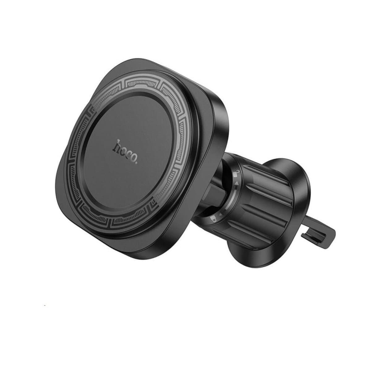 Автомобильный держатель автодержатель HOCO H28 Rainbow ring magnetic car holder air outlet Black