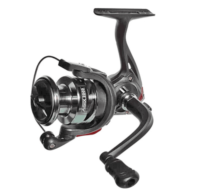 Рибальська безінерційна котушка GLADIATOR AGIX 1000 5+1 Grey-Red (GL7160)