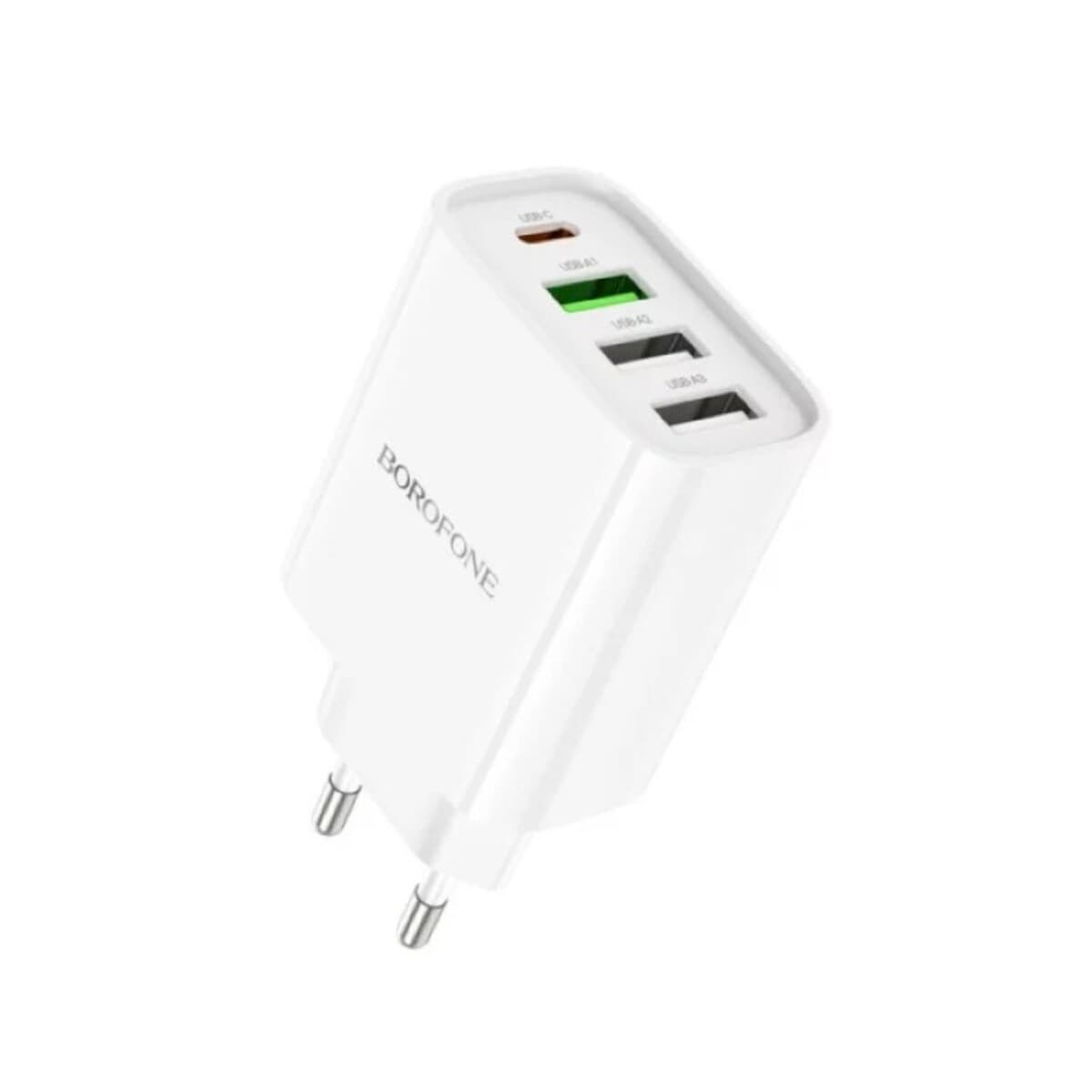 Зарядний пристрій BOROFONE BA79A Clever four-port PD20W 1C3A White