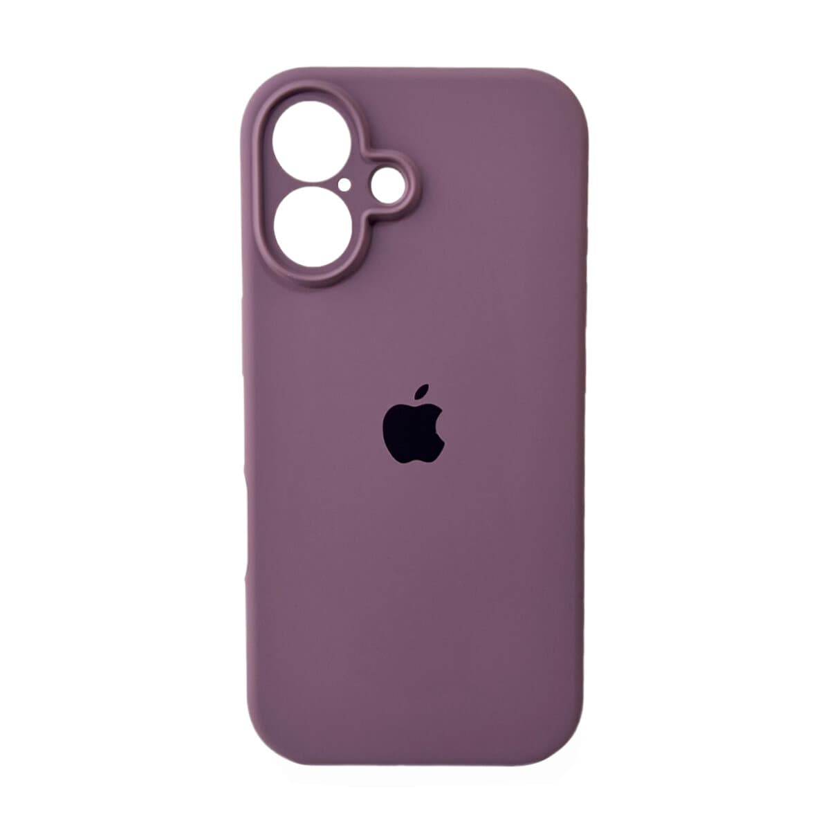 Защитный чехол-накладка Silicone Full Case AA Camera Protect для Apple iPhone 16 Blackcurrant (FullAAi16-36)