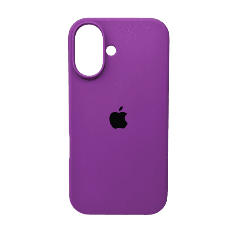 Защитный чехол-накладка Silicone Full Case AA Open Cam для Apple iPhone 16 Purple (FullOpeAAi16-19)