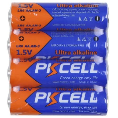 Батарейка PKCELL LR6-4S AA/HR6 1.5V Лужна 4шт