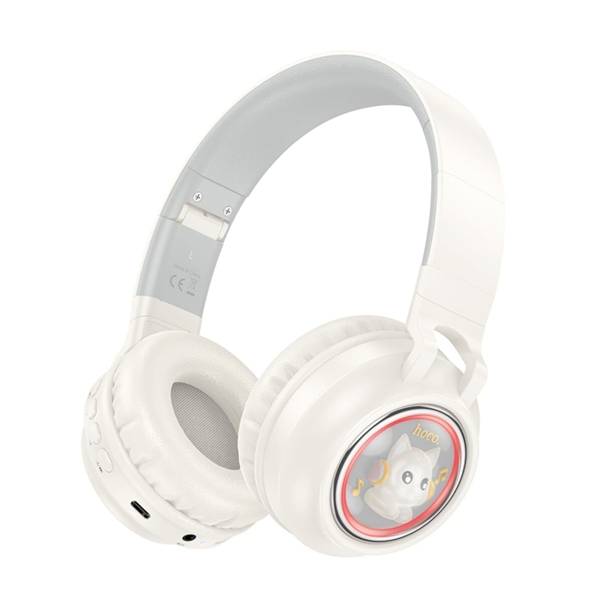 Бездротові навушники HOCO W50 Cute fun BT headphones BT5.3 400mAh White