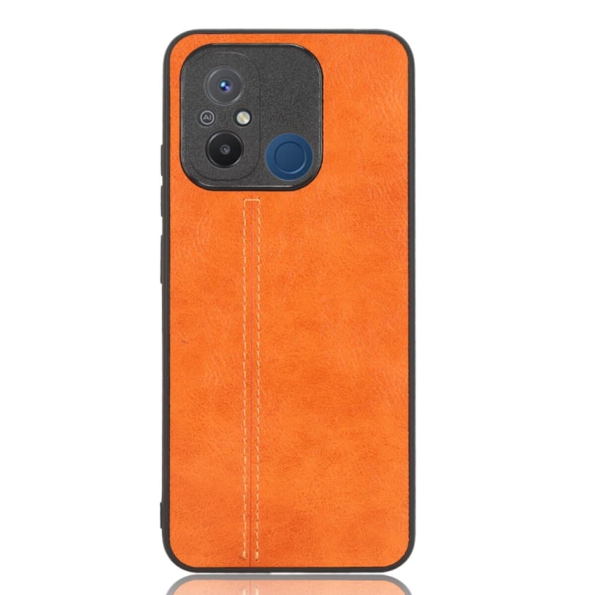 Защитный чехол-накладка Cosmiс Leather Case для Xiaomi Redmi 12C/Poco С55 Orange (CoLeathXR12cOrange)
