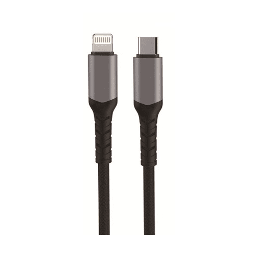 Кабель WUW X183 Type-C to Lightning 3A 1m Black