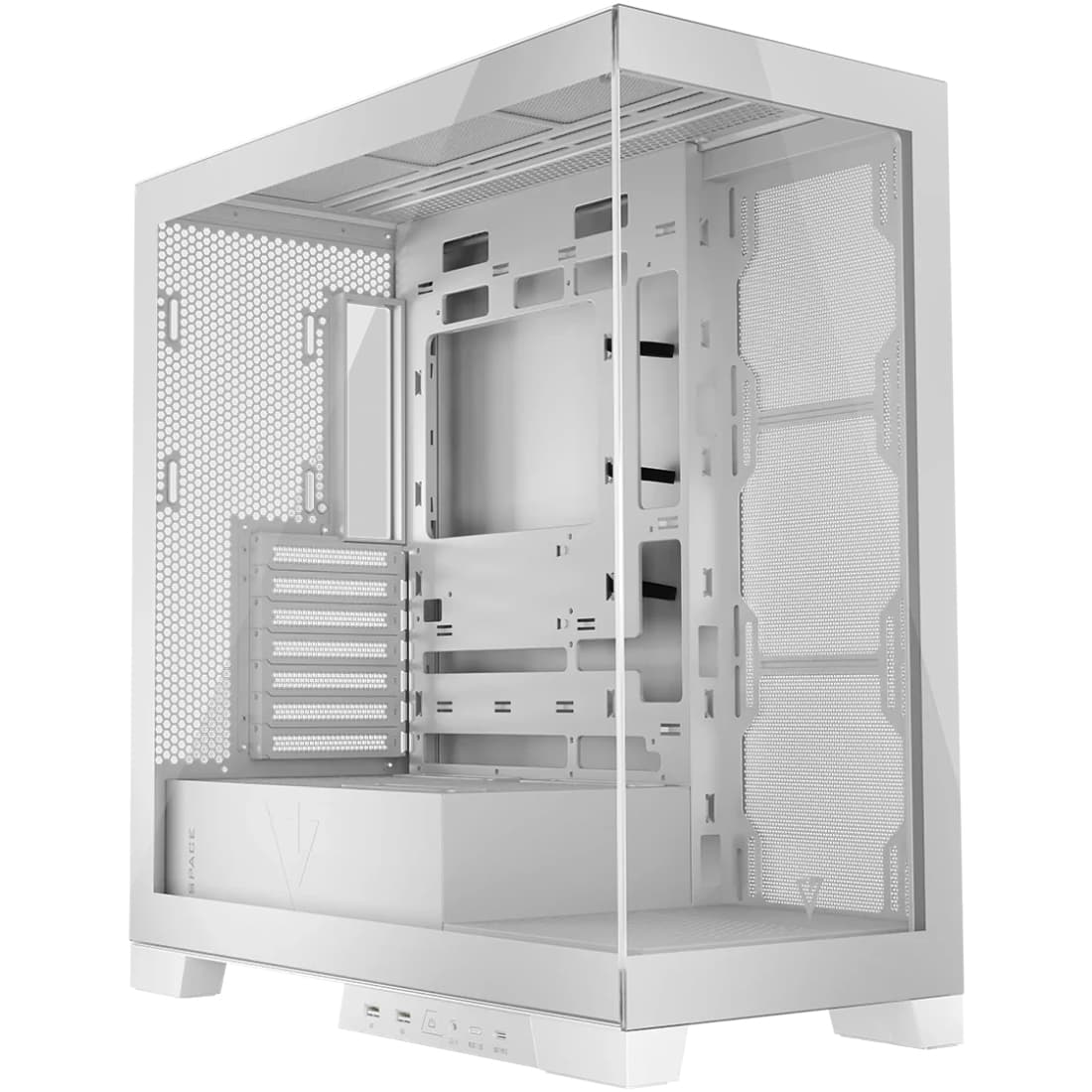 Корпус для комп'ютера Modecom VOLCANO SPACE APEX w/o fans MIDI USB 3.0x2+TYPE-C без БЖ ATX White (AT-SPACE-PG-NF-20-000000)