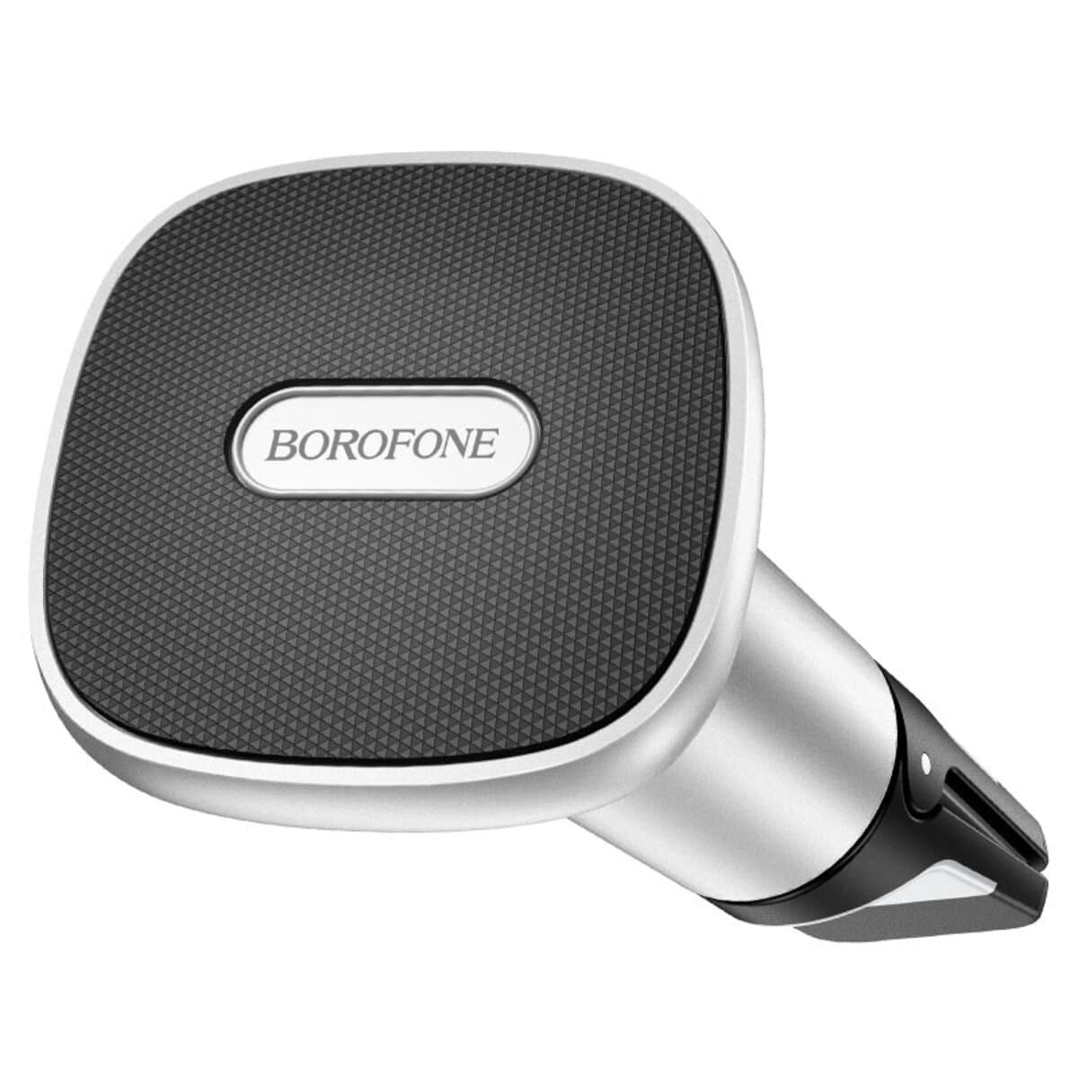 Тримач для телефону автотримач BOROFONE BH44 Smart Air Outlet Magnetic Car Bracket Extended Version Silver-Black (BH44)