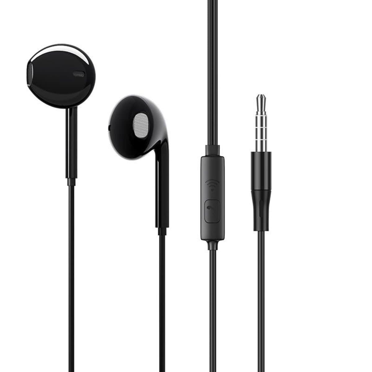 Провідні навушники BOROFONE BM54 Maya Universal Earphones with mic 1.2м 3.5мм Black (BM54B)