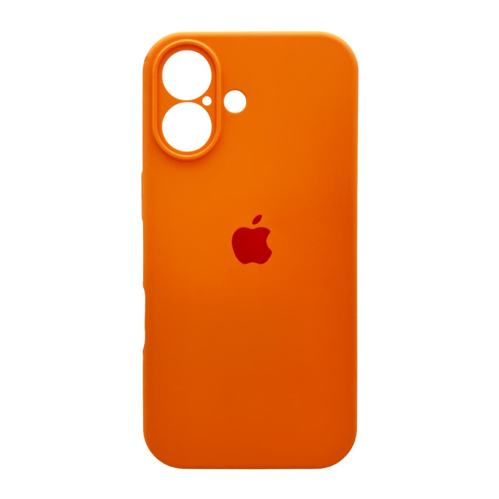 Защитный чехол-накладка Silicone Full Case AA Camera Protect для Apple iPhone 17 Papaya (FullAAi17-34)