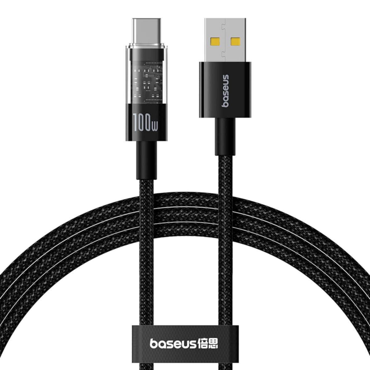 Кабель Baseus Gem Fast-Charging Data Cable USB to Type-C 100W 1m Cluster Black (P10373002111-00)