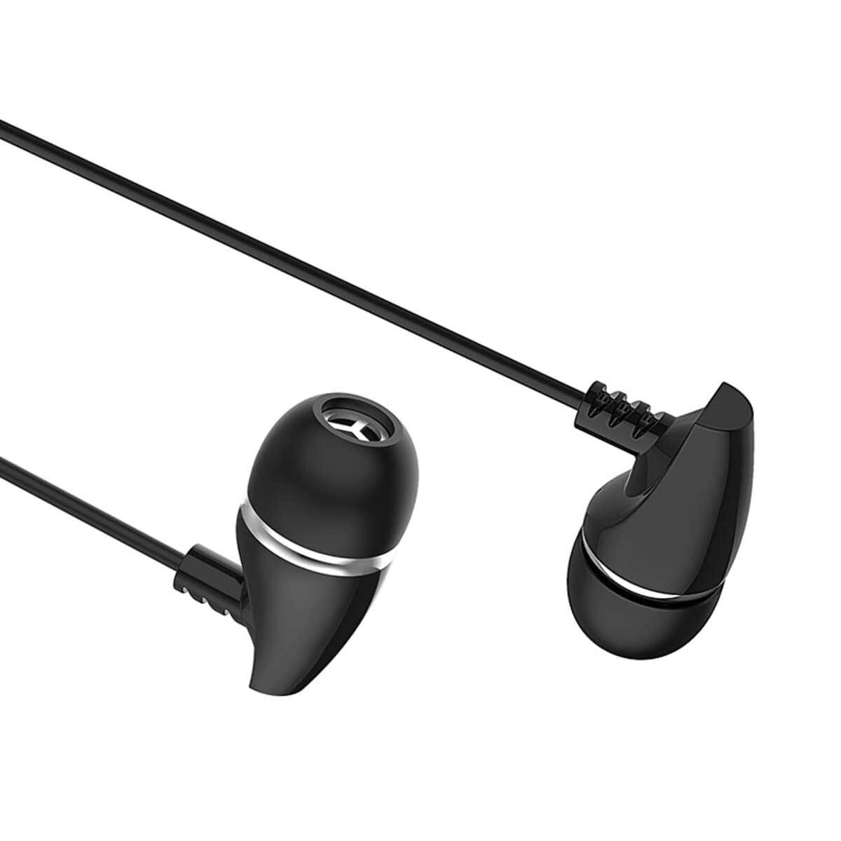 Дротові навушники BOROFONE BM25 Sound edge universal earphones with mic 3.5мм 1.2м Black (BM25B)