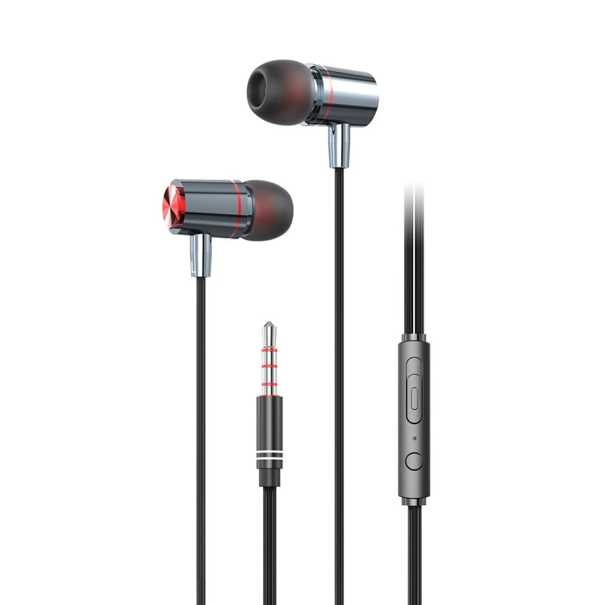 Дротові навушники CHAROME A6 Red Dot Universal Earphone with Mic 3.5мм 1.2м Black