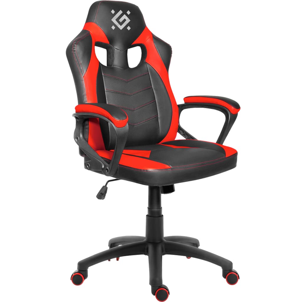 Ігрове крісло Defender SkyLine Екошкіра 50мм Black-Red (64357)