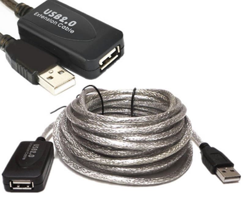 Кабель удлинитель B00207 активный USB AM-AF 10м RTL Silver