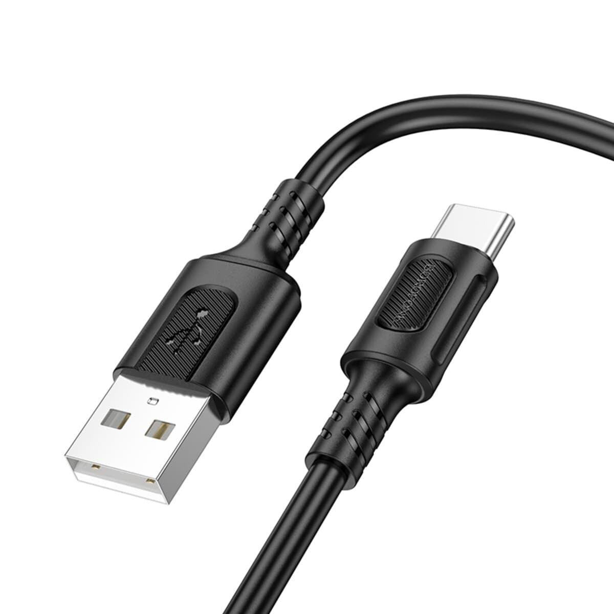Кабель BOROFONE BX111 Feliz charging data cable USB to Type-C 1m 3A Black