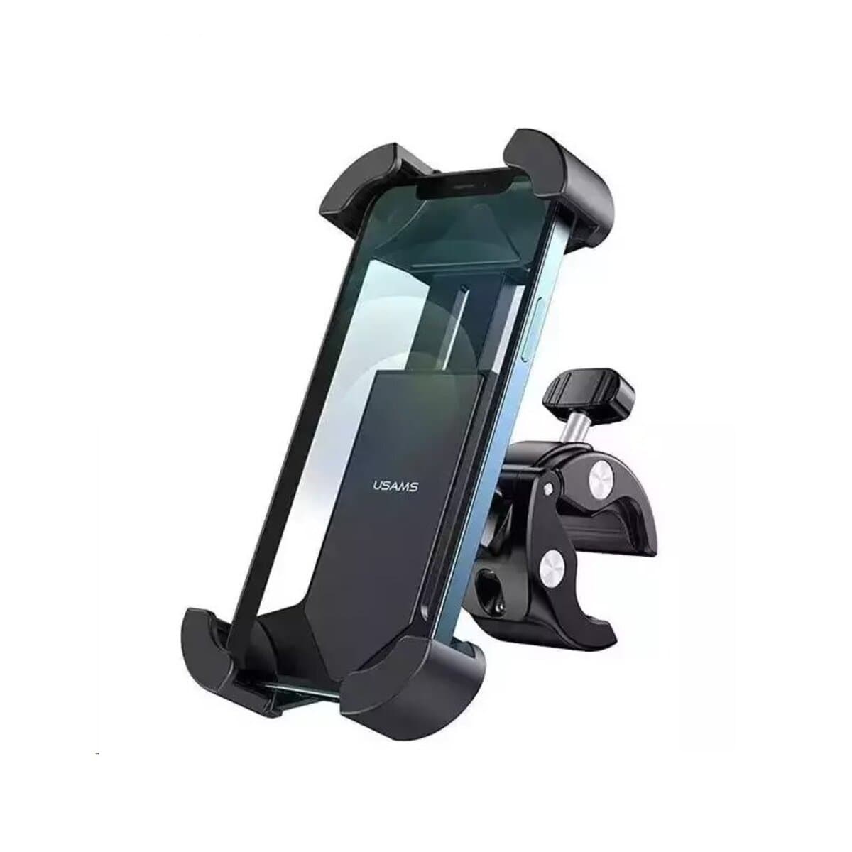 Велотримач Usams US-ZJ064 Cycling Shockproof Phone Holder Black (ZJ064ZJ01)