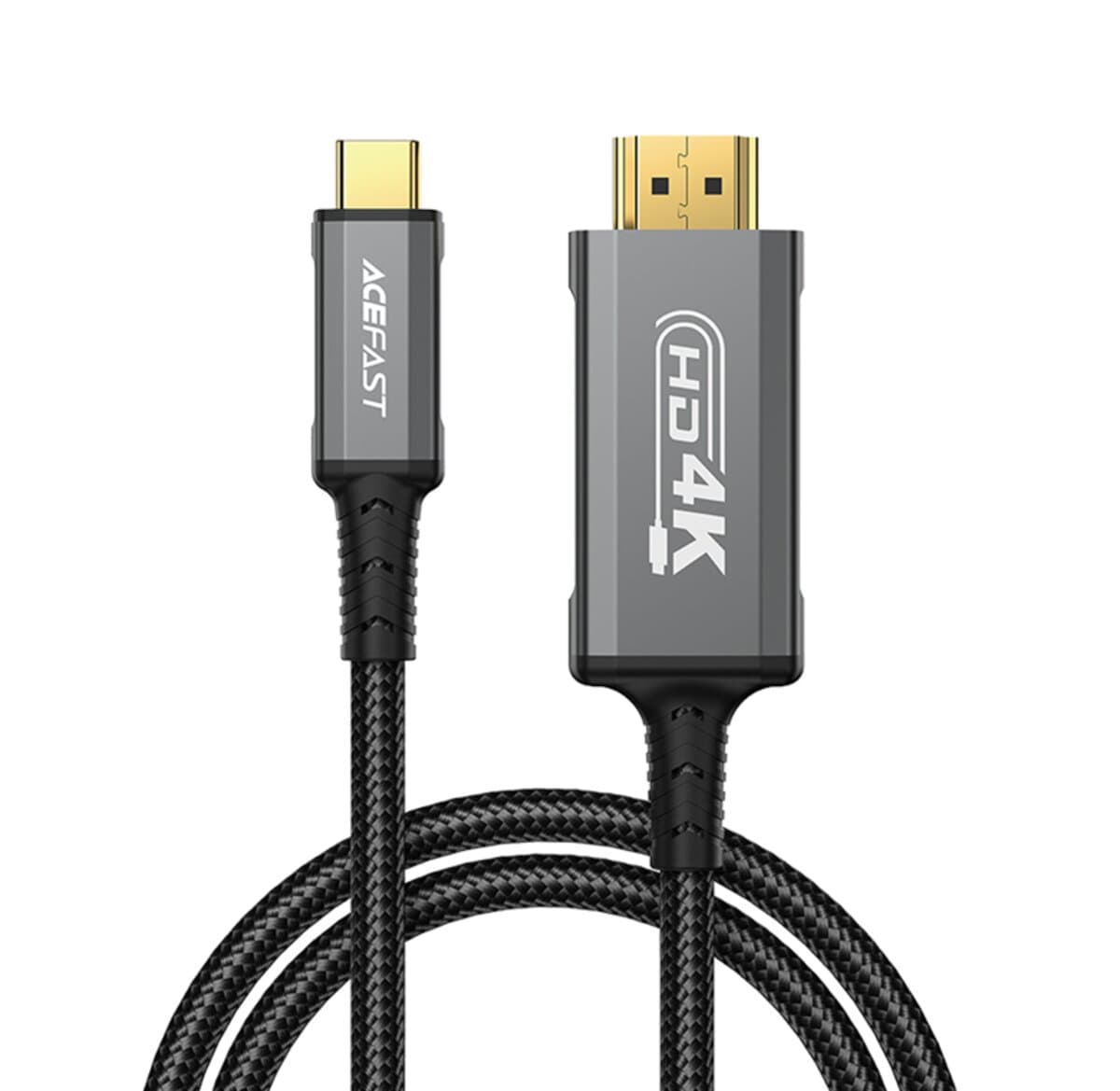Кабель ACEFAST C1-10 USB-C to HDTV aluminum alloy connectors HD video cable 1.8m Black