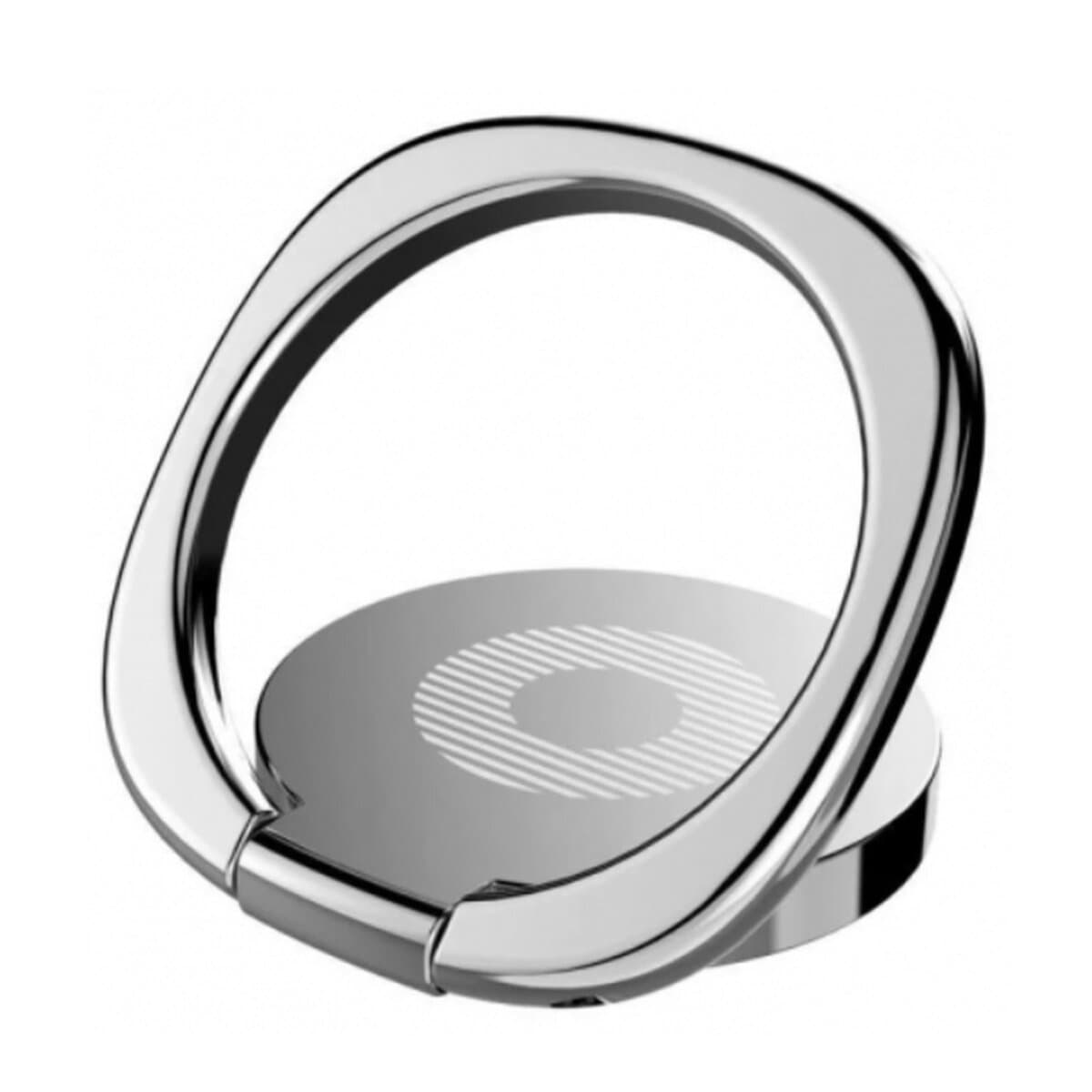 Кольцо держатель для телефона попсокет Baseus Privity Ring Bracket Silver (SUMQ-0S)