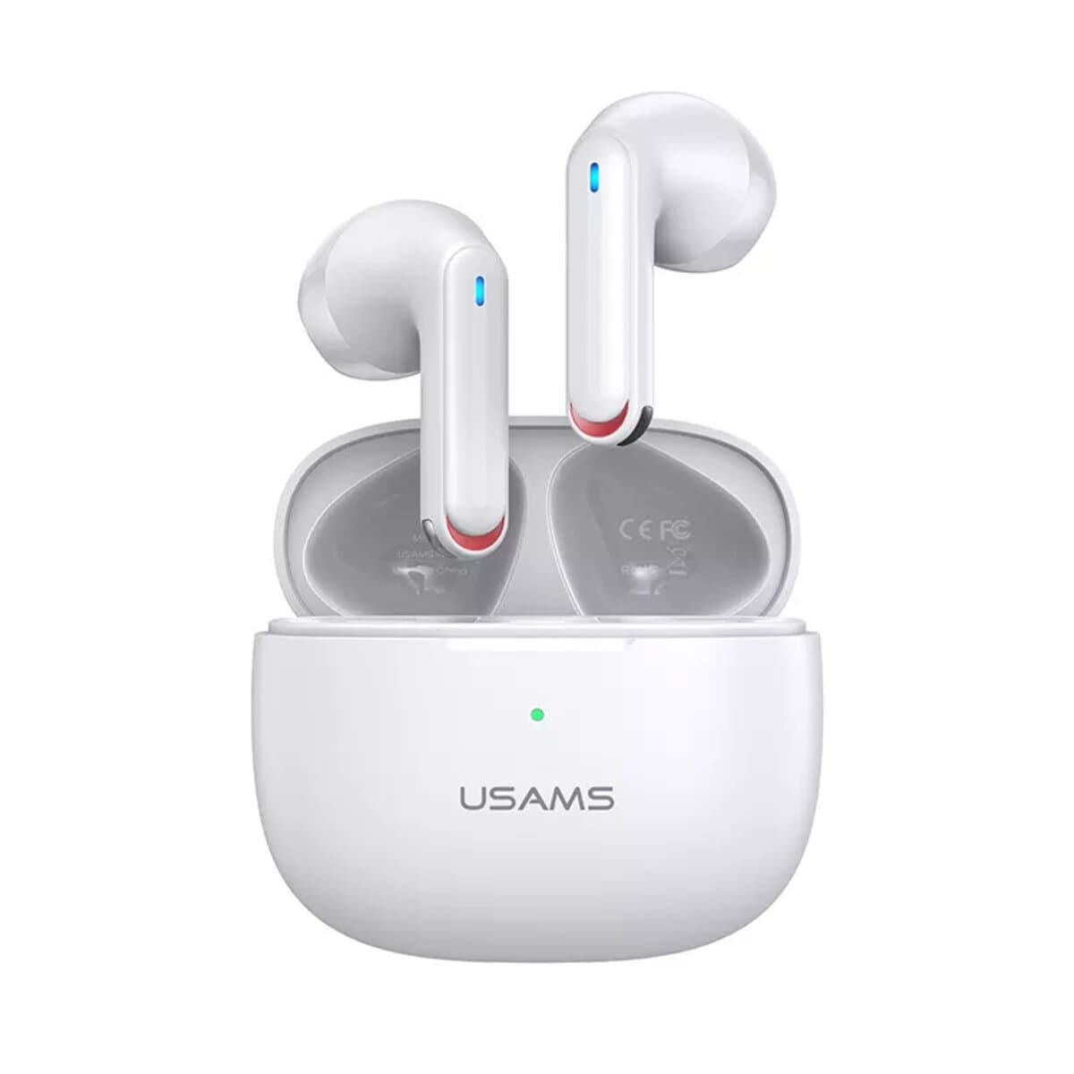 Беспроводные наушники USAMS NX10 Dual-mic ENC TWS Earbuds NX Series BT5.2 320mAh White (BHUNX02)