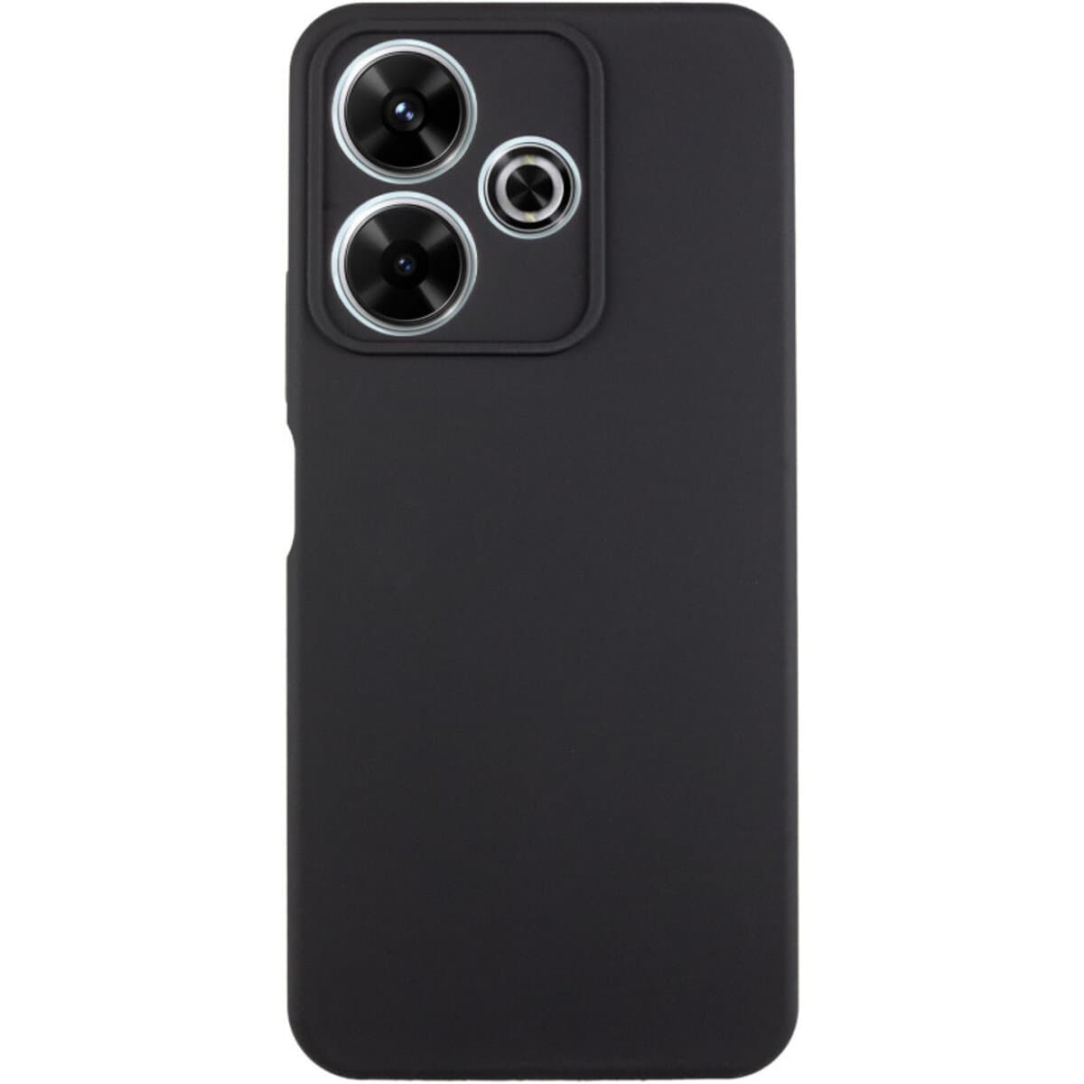 Захисний чохол-накладка Cosmic Silicone Case AA для Xiaomi Redmi 13 4G Black (CosSilXi134GBlack)