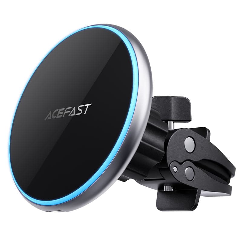 Тримач для телефону автотримач з бездротовою зарядкою ACEFAST D3 magnetic wireless charging car holder Silver