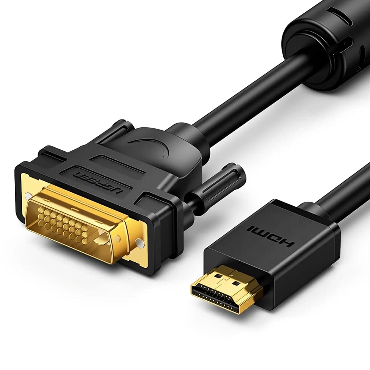 Кабель UGREEN HD106 HDMI to DVI Cable 2m Black (UGR-10135)