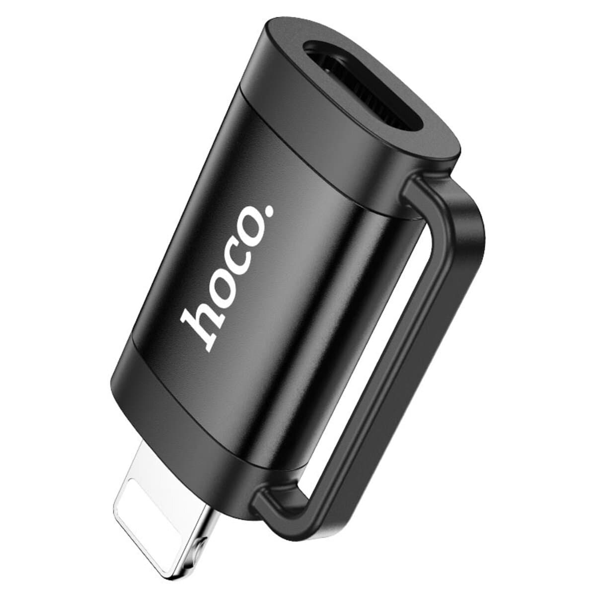Перехідник адаптер HOCO UA31B Lightning to Type-C OTG adapter Black