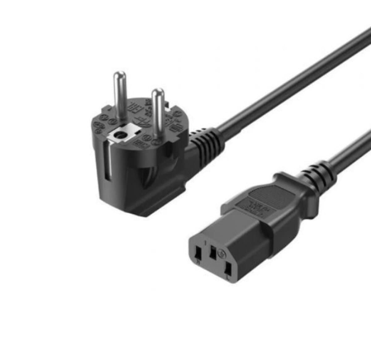 Кабель живлення Vention 3-Prong Power Cord 1.8m C13 Connector EU-Plug Black (ZCGBAC)