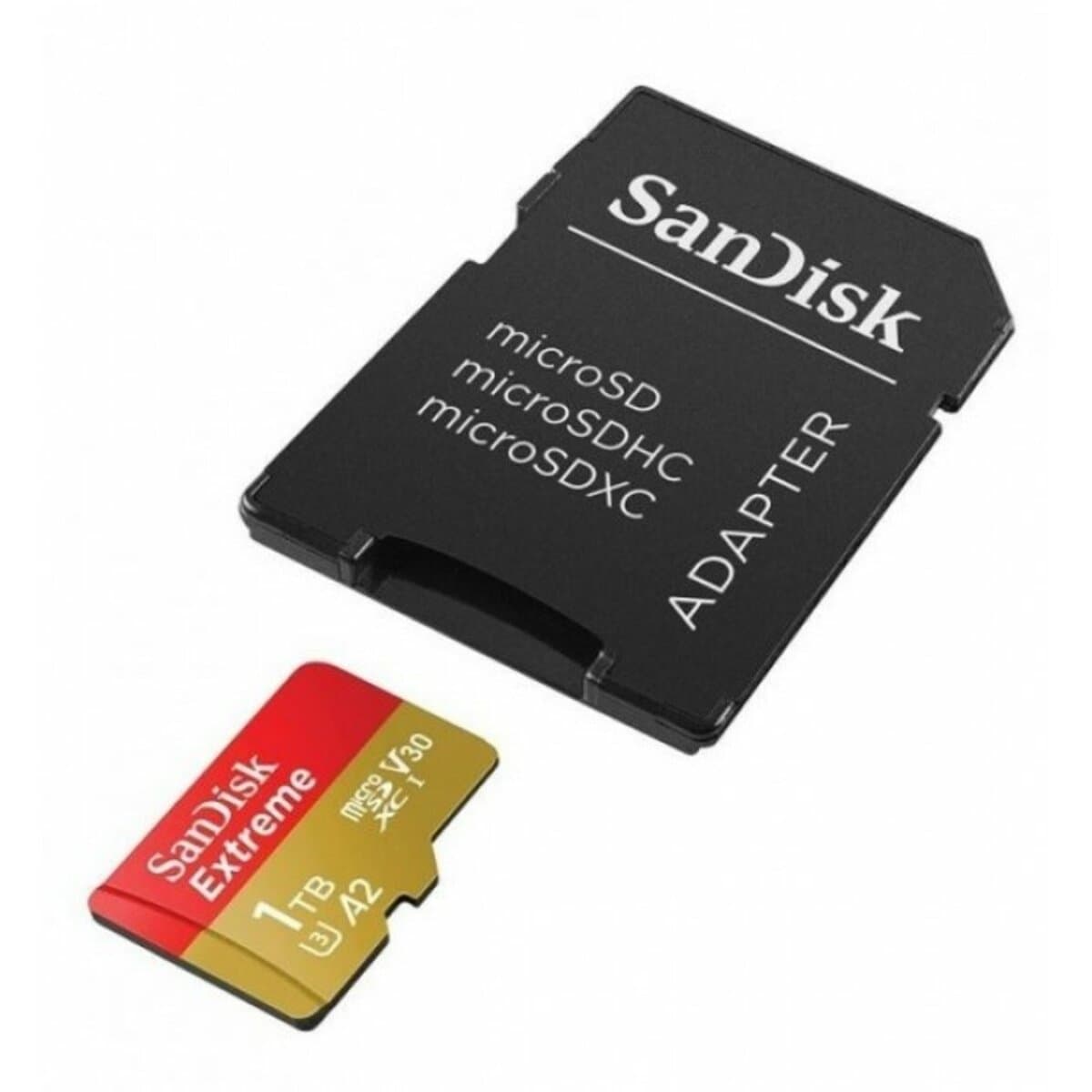 Карта пам'яті SanDisk Extreme microSDXC UHS-1 U3 A2 1TB Class 10 V30 R190MB/s W130MB/s адаптер SD (SDSQXAV-1T00-GN6MA)