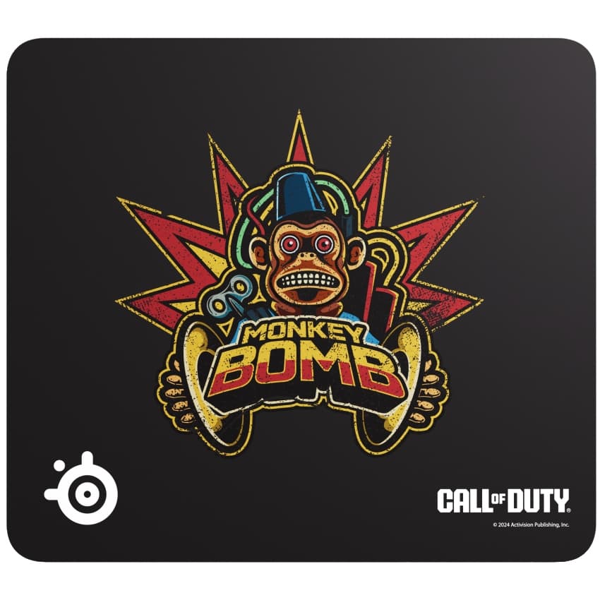 Ігрова поверхня килимок для мишки SteelSeries Qck L Call of Duty Zombies Edition 450x400x2 mm Black (63449)